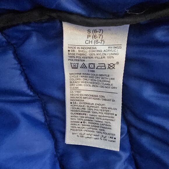 OLD NAVY Black SIZE 6-7 Lightweight Boys Packable Rain Jacket Unisex - Picture 7 of 12